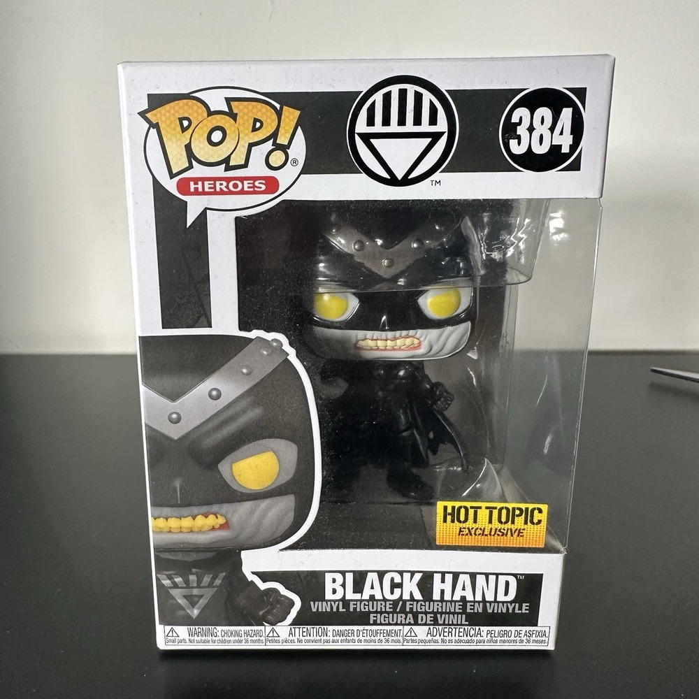 Funko Pop BLACK HAND Hot Topic Exclusive Green Lantern DC Vinyl Figure #384